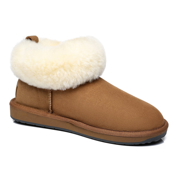Fluffy Collar Boots