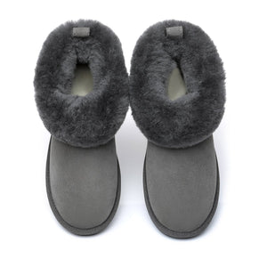 Fluffy Collar Boots