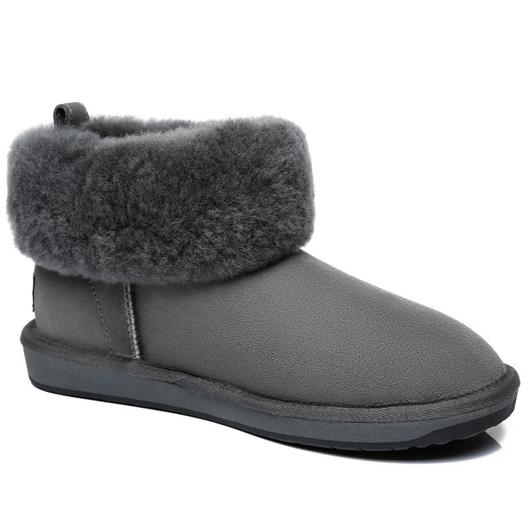 Fluffy Collar Boots
