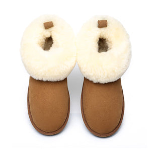 Fluffy Collar Boots