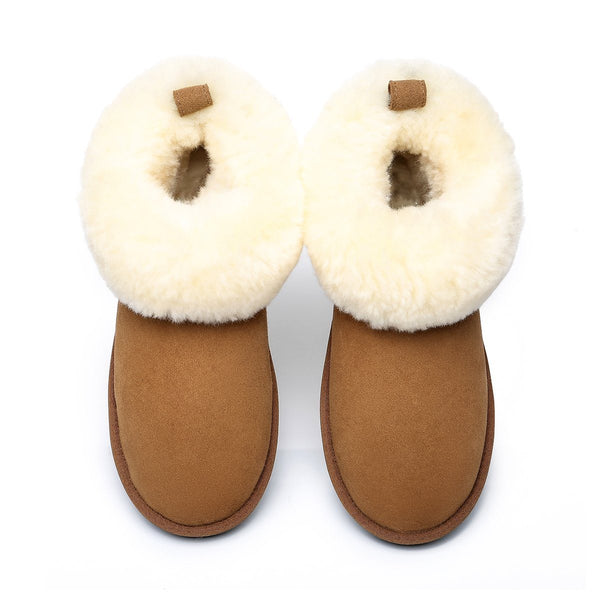 Fluffy Collar Boots