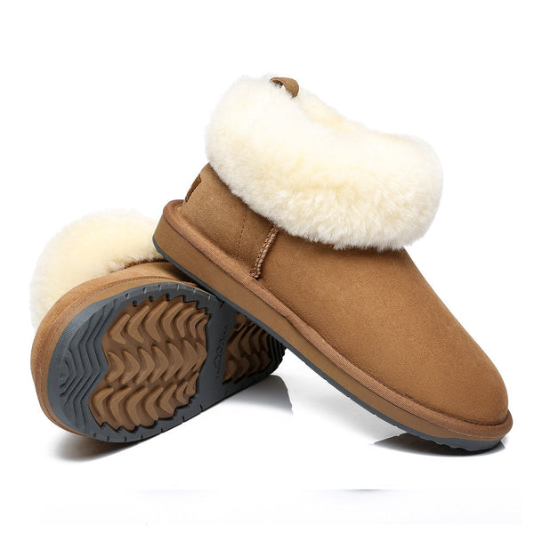 Fluffy Collar Boots