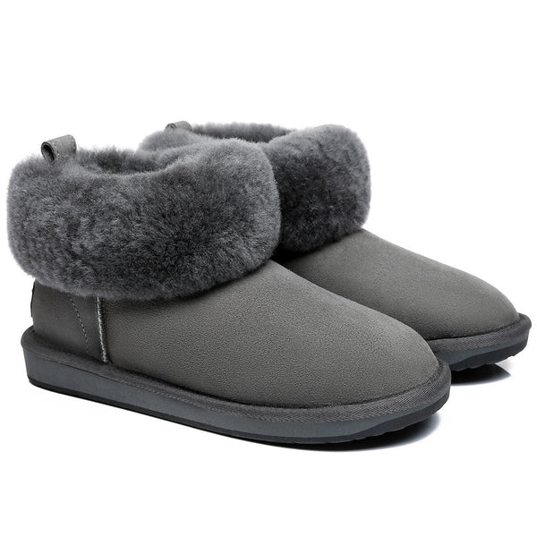 Fluffy Collar Boots