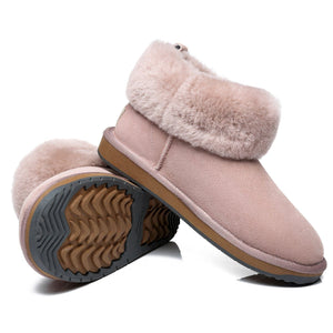 Fluffy Collar Boots