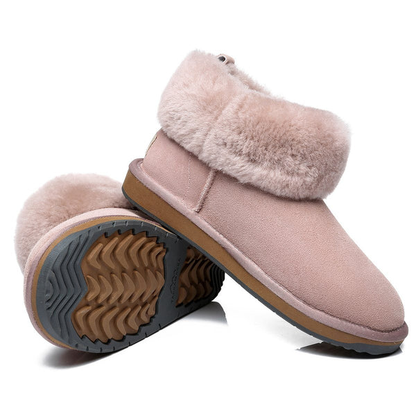 Fluffy Collar Boots