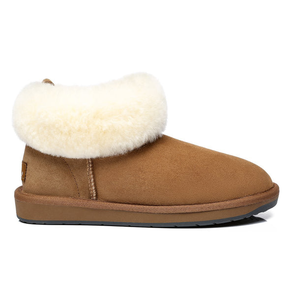 Fluffy Collar Boots