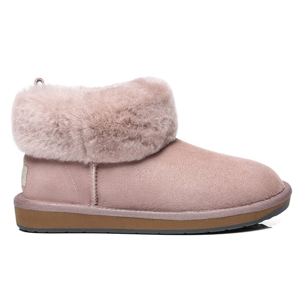 Fluffy Collar Boots